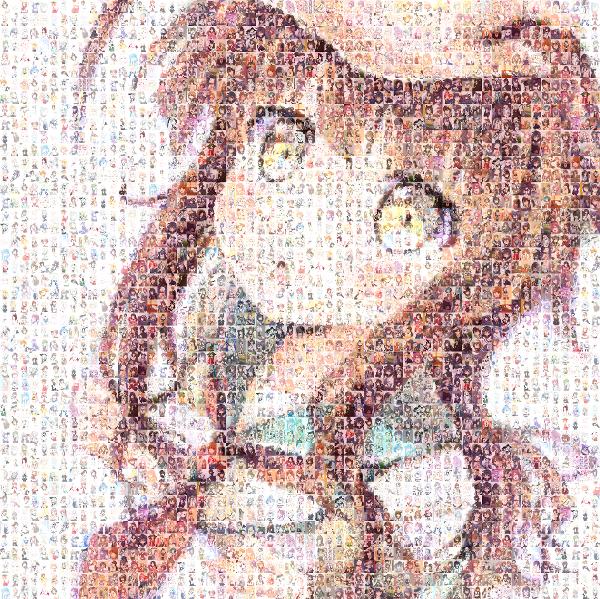 Character photo mosaic