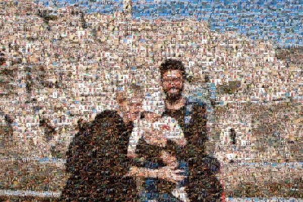 A Traveling Family photo mosaic