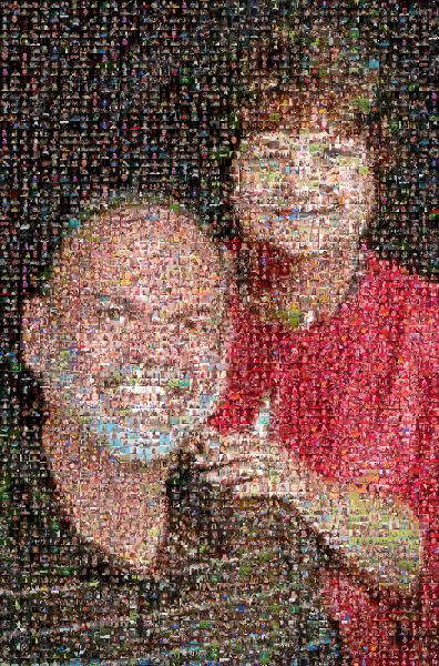 Couples Portrait photo mosaic