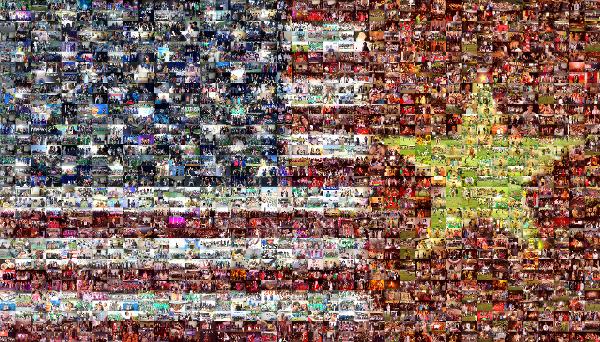 Country Flags  photo mosaic