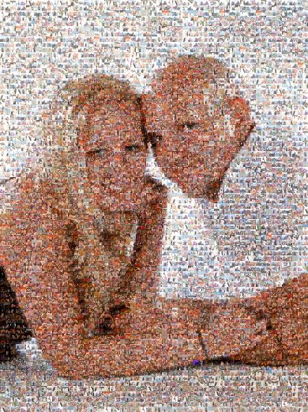 Happy Anniversary photo mosaic