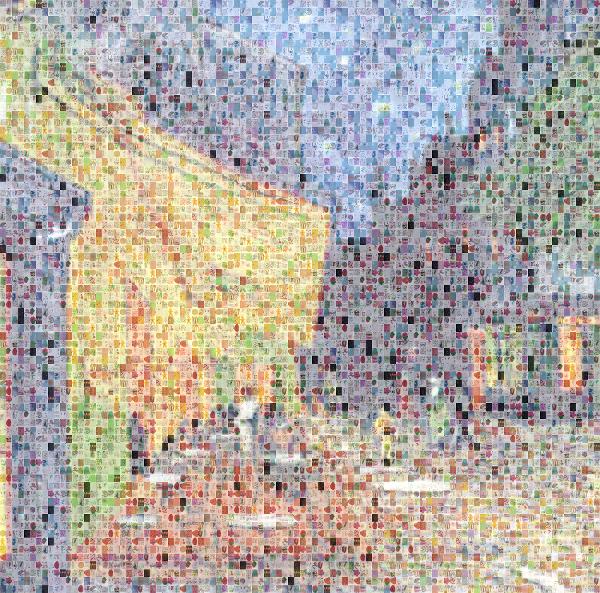 Van Gogh Painting photo mosaic