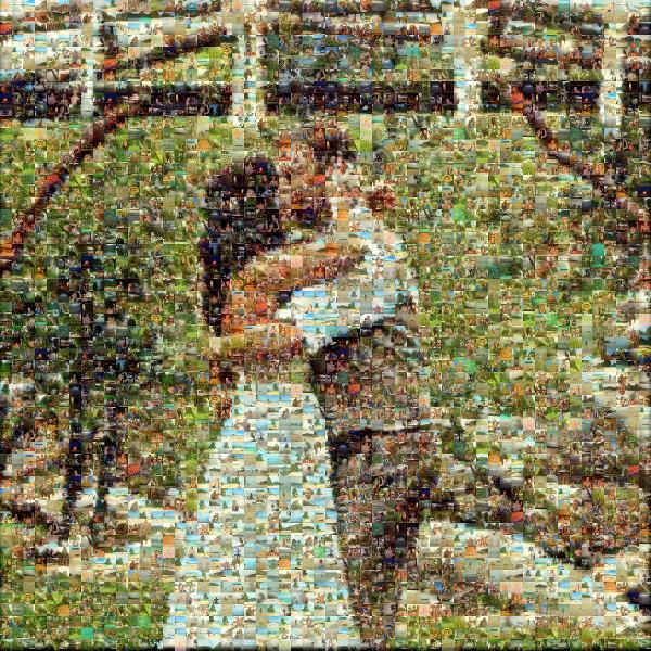 Wedding Day photo mosaic