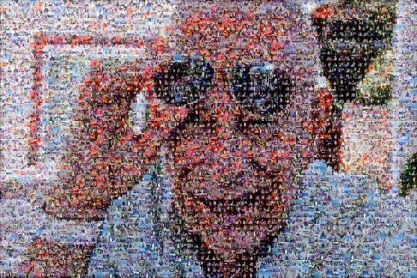 Dad photo mosaic