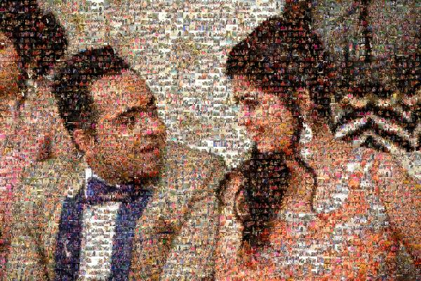A Loving Couple photo mosaic