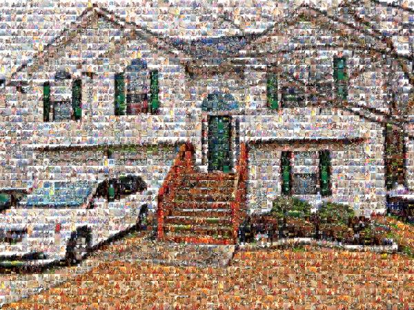 A Beautiful Home photo mosaic