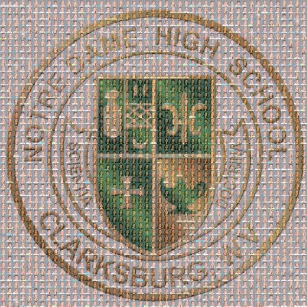 Notre Dame High School photo mosaic