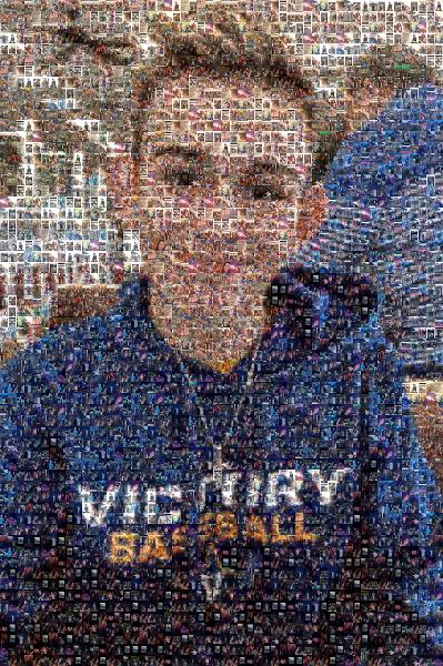 A Friendly Teen photo mosaic