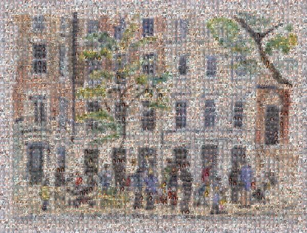 Students at School photo mosaic