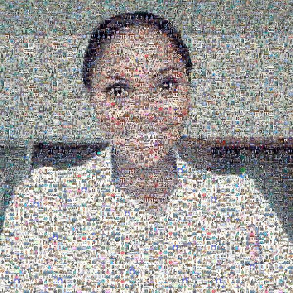 Nurse Selfie photo mosaic