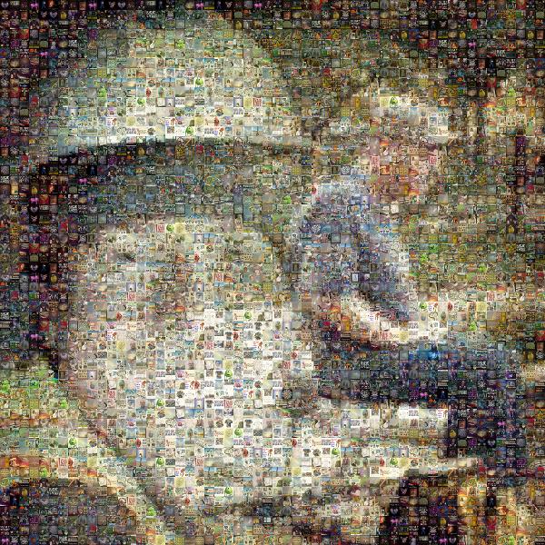 Recognition Mosaic photo mosaic