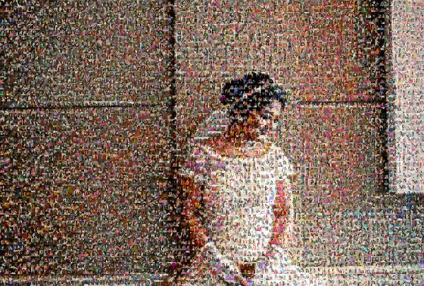 A Blushing Bride photo mosaic