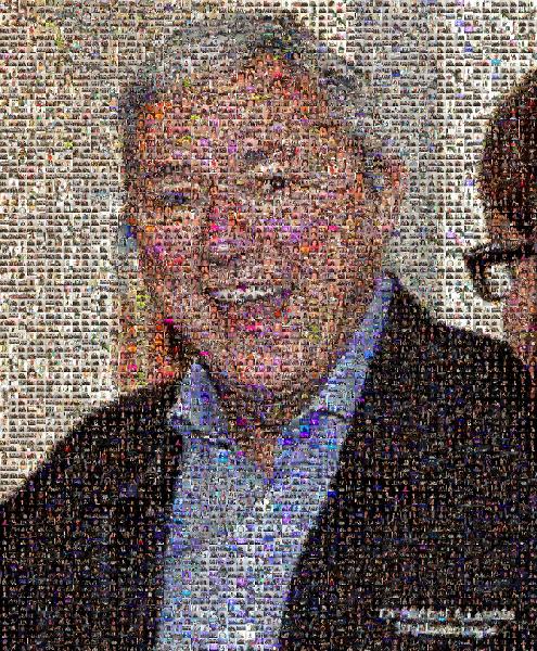 A Beloved Colleague photo mosaic