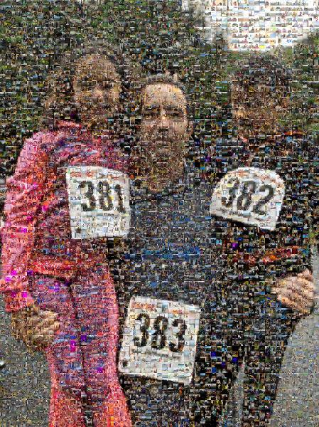 Off to the Races photo mosaic