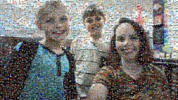 First Day of School photo mosaic