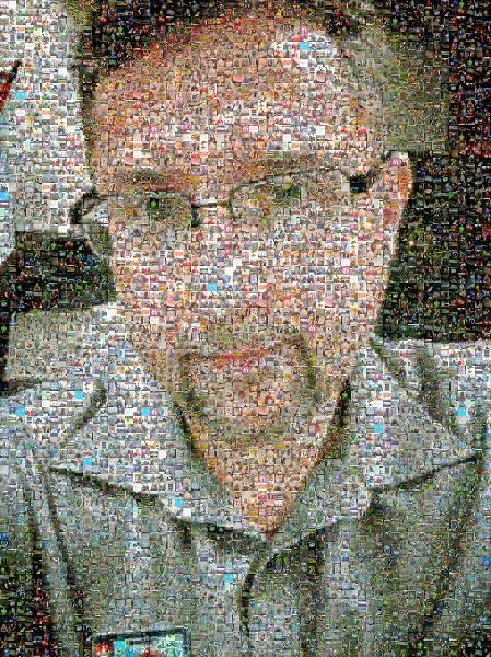 A Casual Selfie photo mosaic