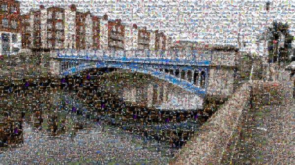 A Historic Bridge photo mosaic