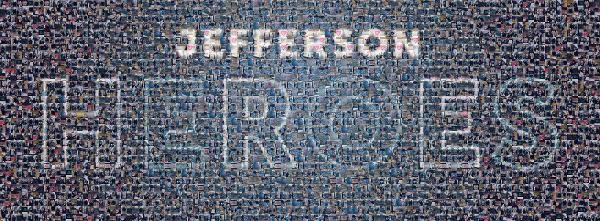 Jefferson Heroes photo mosaic