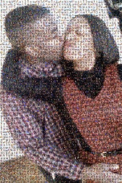 Loving Couple photo mosaic