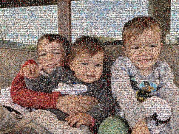 Three Brothers photo mosaic