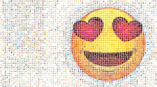 Emojis photo mosaic