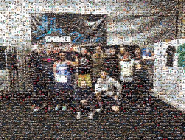 Crossfit Team photo mosaic
