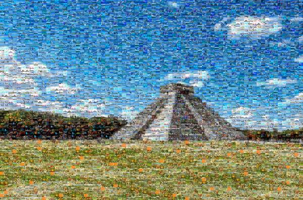 Chichen Itza  photo mosaic