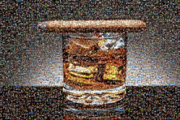 Whiskey and a Cigar photo mosaic