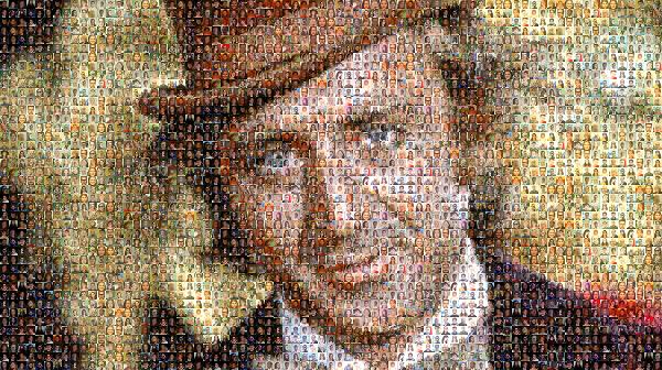 Willy Wonka photo mosaic