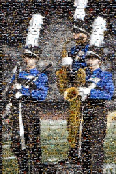 Marching band photo mosaic