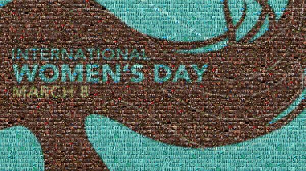 International Women's Day photo mosaic
