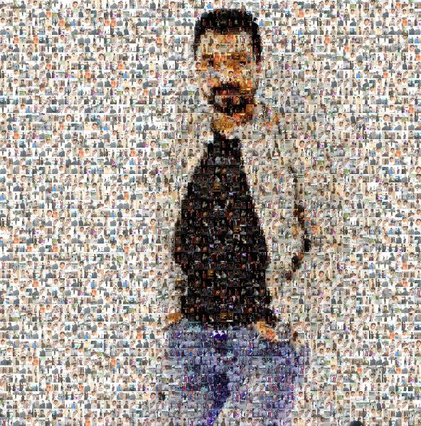 Simple Portrait photo mosaic