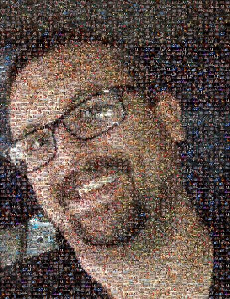 Happy Man photo mosaic