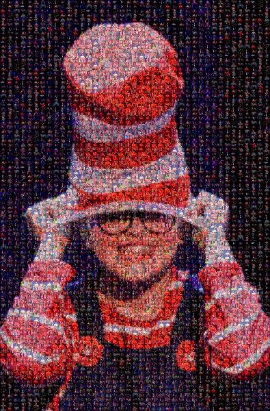The Cat in the Hat photo mosaic
