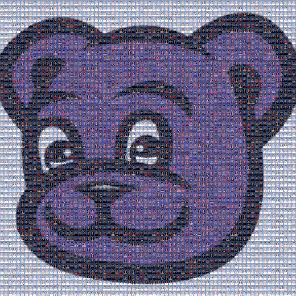 School Mascot photo mosaic