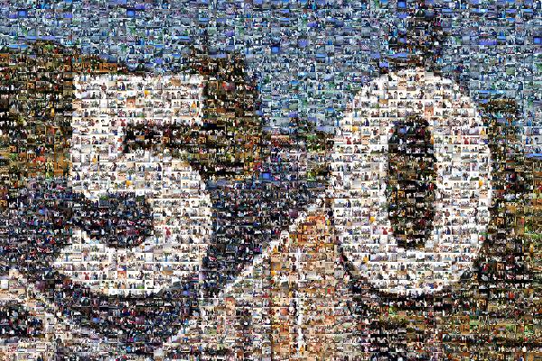 50 photo mosaic