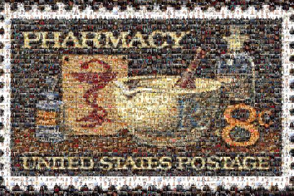 Pharmacy Stamp photo mosaic