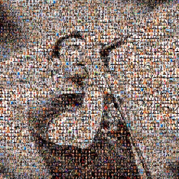 Singer photo mosaic