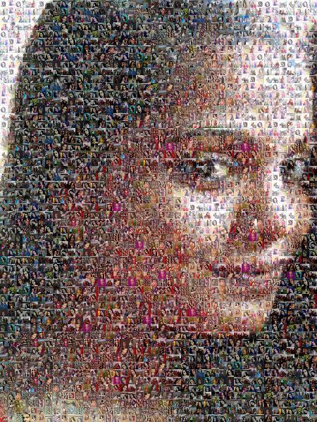 Eyebrow photo mosaic