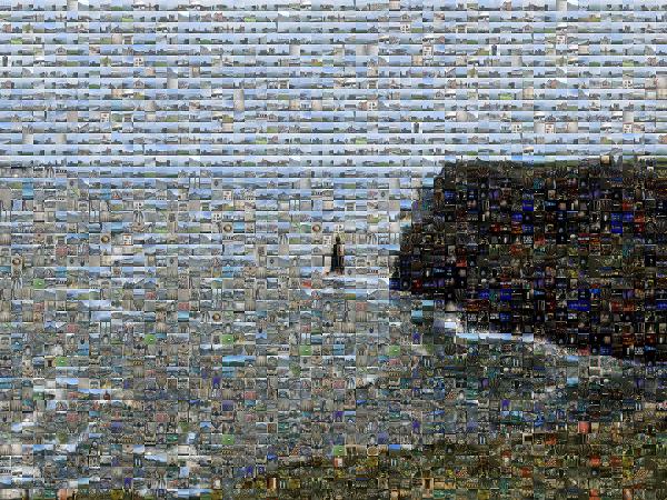Rock of Cashel photo mosaic