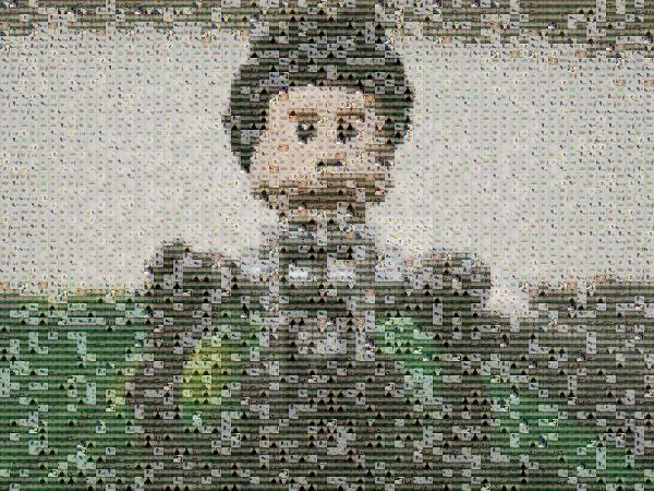 Lego Character photo mosaic