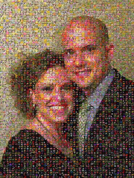 Couple's Portrait photo mosaic