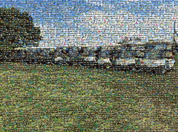 Golf Course photo mosaic