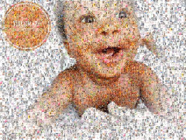 Silly Baby photo mosaic