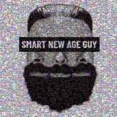 Smart Guy beard man aesthetic smart guy masculine grayscale