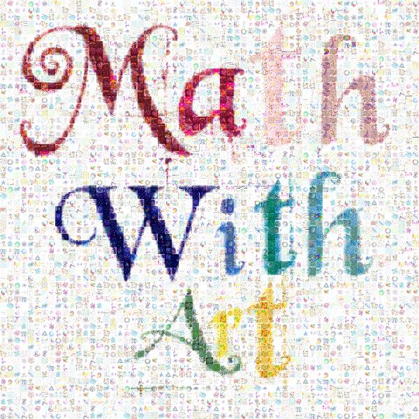 Math with Art photo mosaic