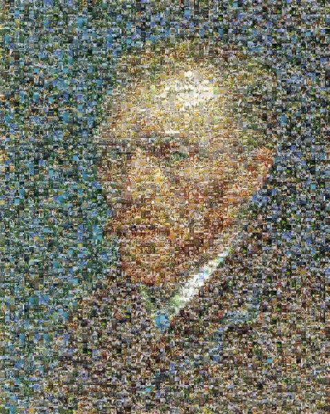 Van Gogh photo mosaic