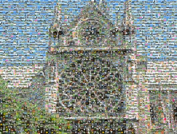 Notre Dame photo mosaic