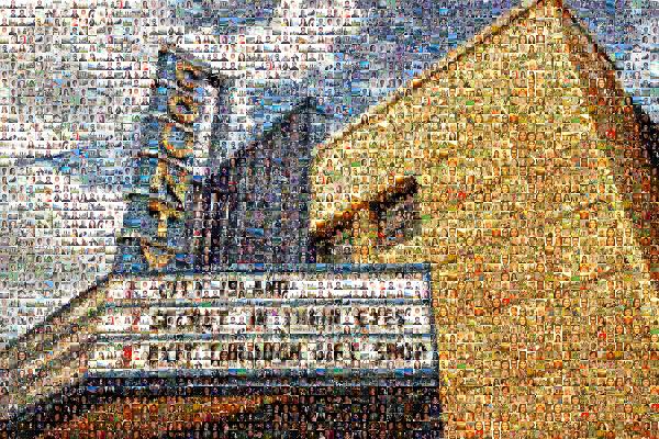 County Theater photo mosaic