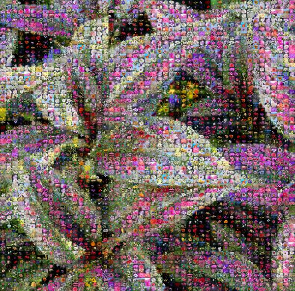 Purple Leaves photo mosaic